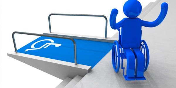 Installation de saniatire, showroom pour facilité l'accès aux personnes handicapés