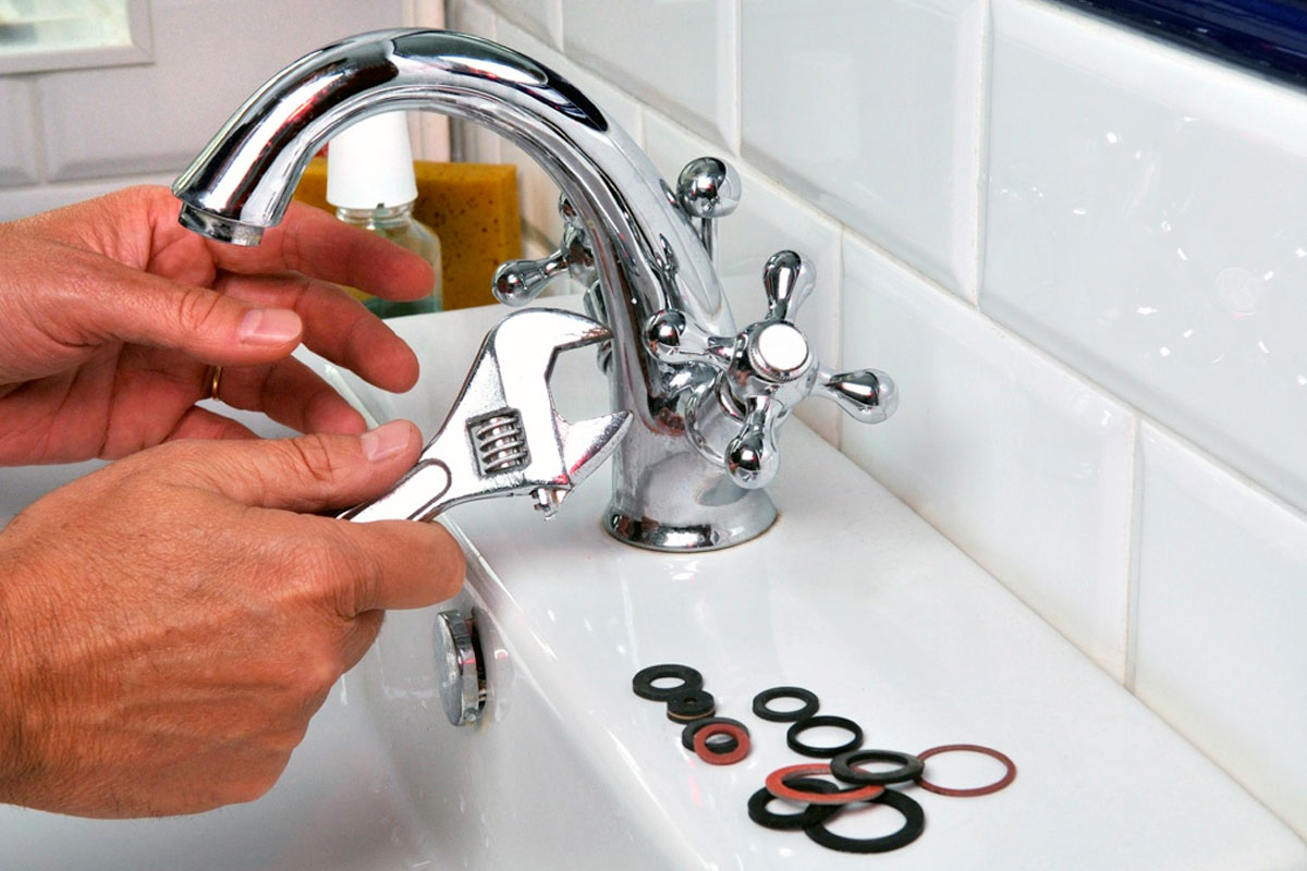 Réparation et changement de joint sur robinet d'eau sanitaire